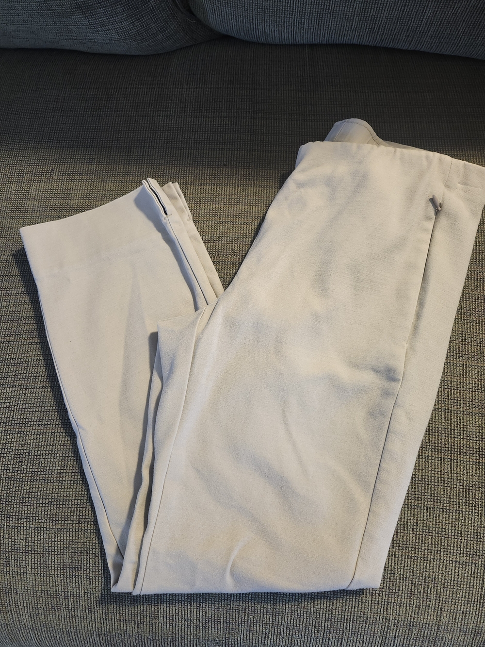 J. Jill Women's Ankle-Length Pants in Light Cream
